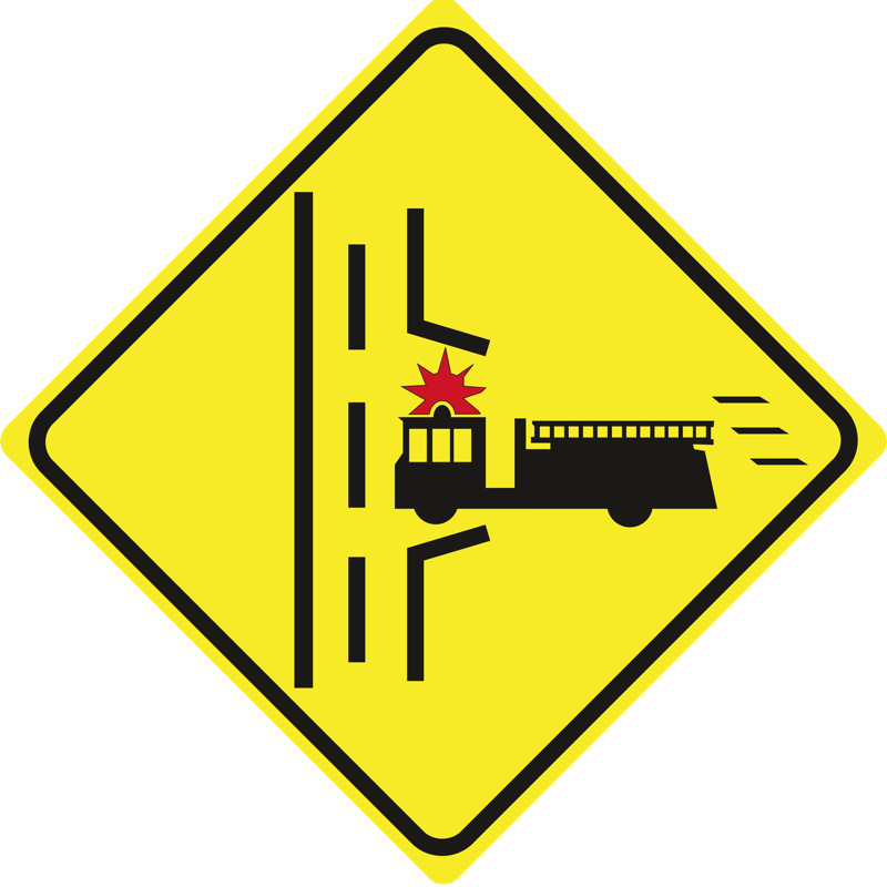 Warning Sign 75x75